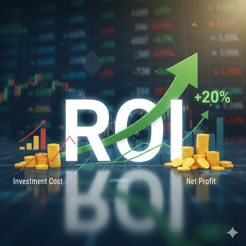 تصویر مقاله: نرخ بازگشت سرمایه (ROI): راهنمای جامع برای ارزیابی سودآوری