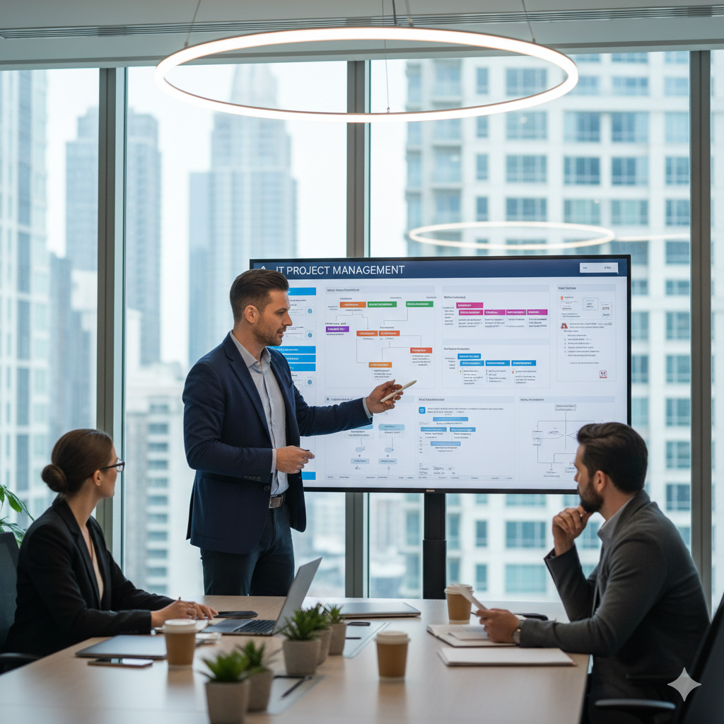 تصویر مقاله: چگونه یک مدیر پروژه فناوری اطلاعات (IT Project Manager) حرفه‌ای استخدام کنیم: راهنمای جامع و عملی