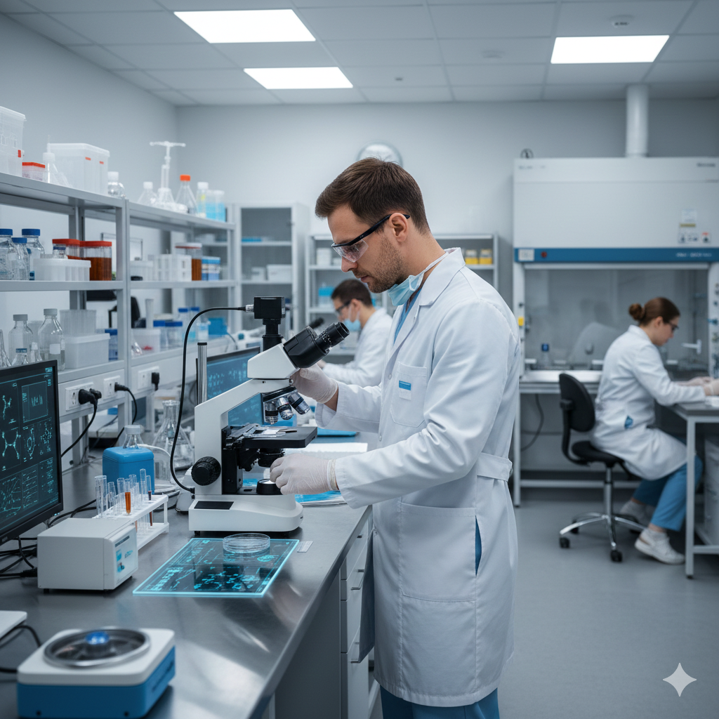 تصویر مقاله: چگونه یک تکنسین آزمایشگاه حرفه‌ای استخدام و آموزش دهیم؟ راهنمای جامع و عملی