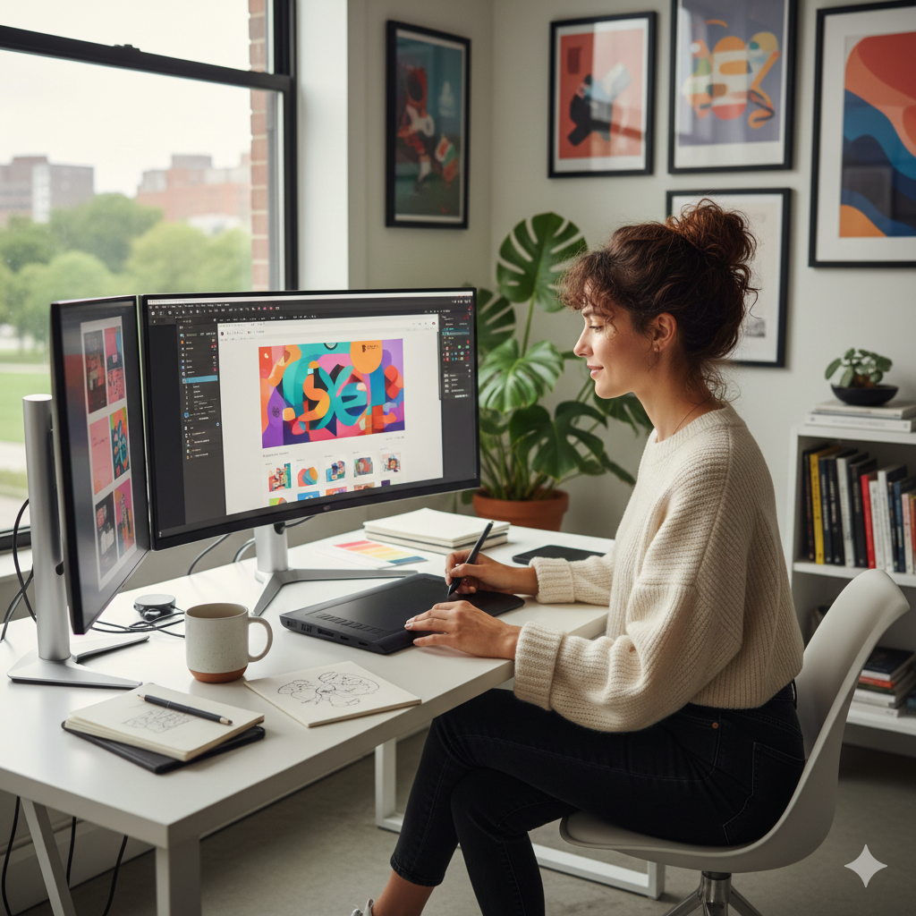 تصویر مقاله: راهنمای جامع استخدام طراح گرافیک حرفه‌ای؛ از استعداد یابی تا همکاری خلاقانه