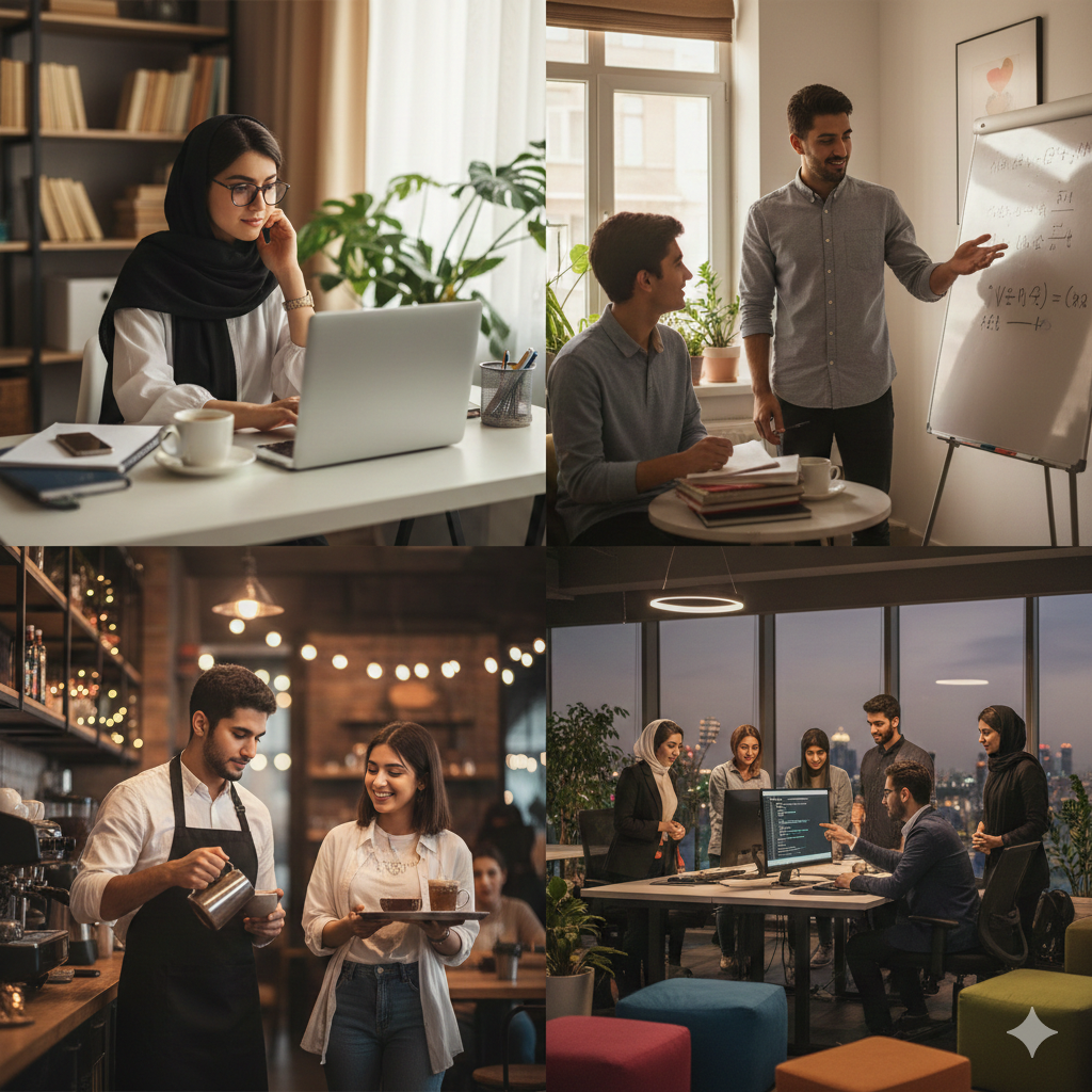 تصویر مقاله: بهترین مشاغل برای دانشجویان در ایران